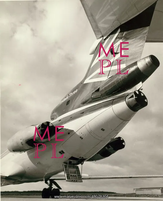 : Rear fuselage of a Hawker Siddeley HS121 Trident 3B : Rear fuselage of a Hawker Siddeley HS121 Trident 3B