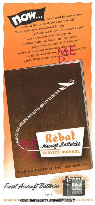  : Rebat Aircraft Batteries