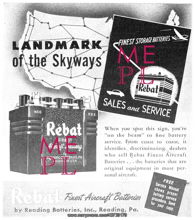  : Rebat Aircraft Batteries