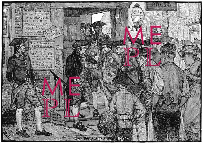 : Rebellion in America: Boston mob attempting to : Rebellion in America: Boston mob attempting to