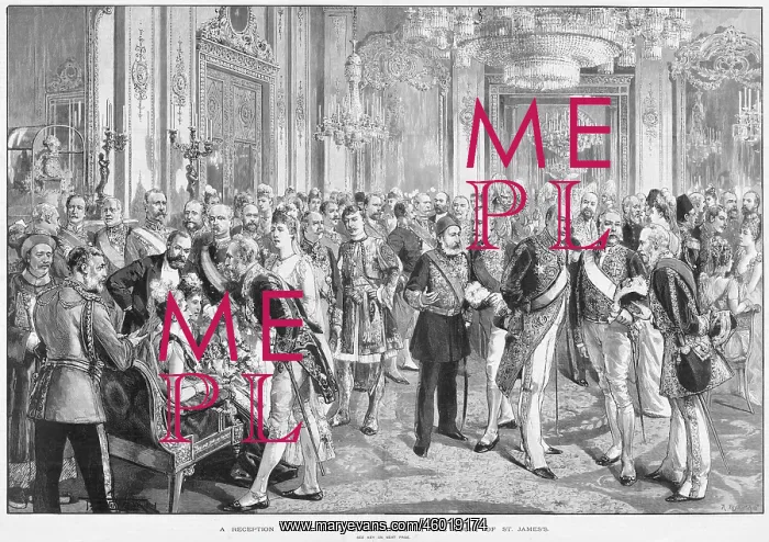 : Reception of the corps diplomatique at St James : Reception of the corps diplomatique at St James