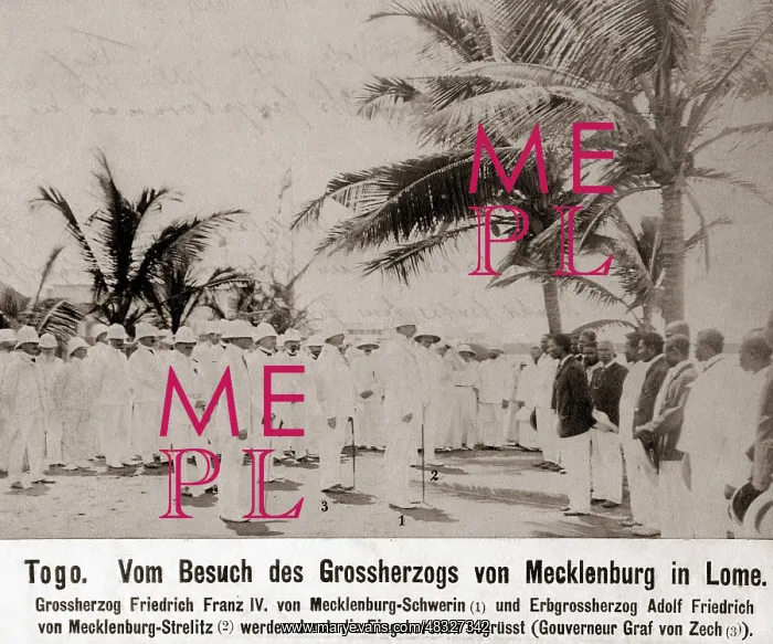 : Reception of a delegation in Lome, 1907 : Reception of a delegation in Lome, 1907
