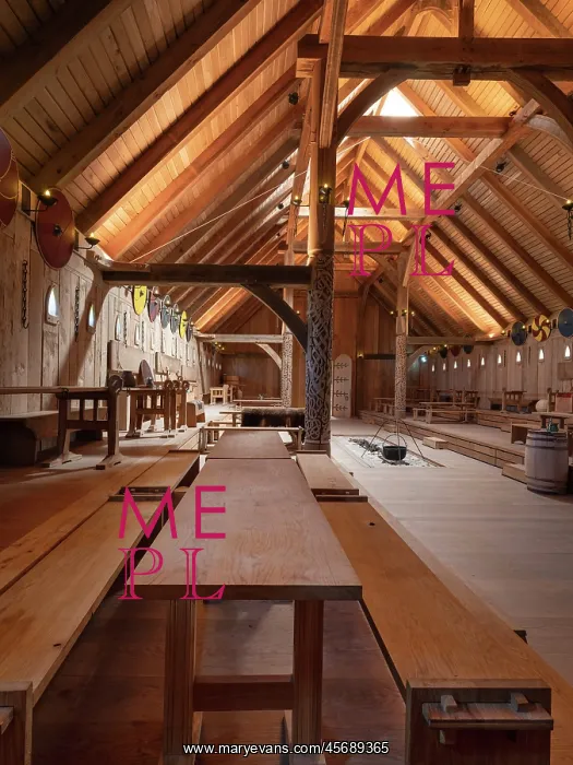 : Reception hall, Viking King's Hall, Lejre Land of Legends : Reception hall, Viking King's Hall, Lejre Land of Legends