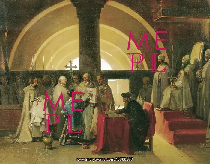 : Reception of Jacques de Molay. 1840s; Reception : Reception of Jacques de Molay. 1840s; Reception