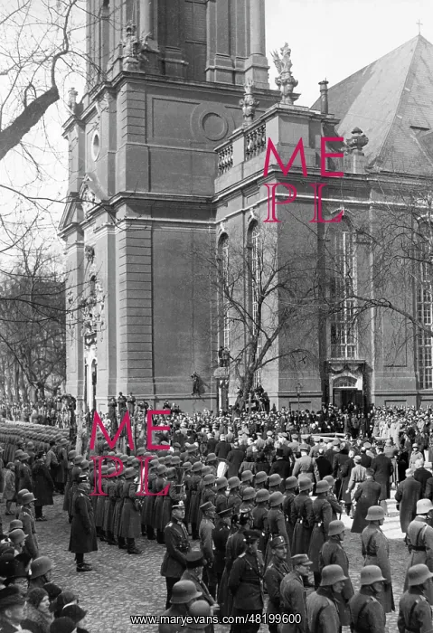 : Reception of the parliament on the Day of Potsdam, 1933 : Reception of the parliament on the Day of Potsdam, 1933