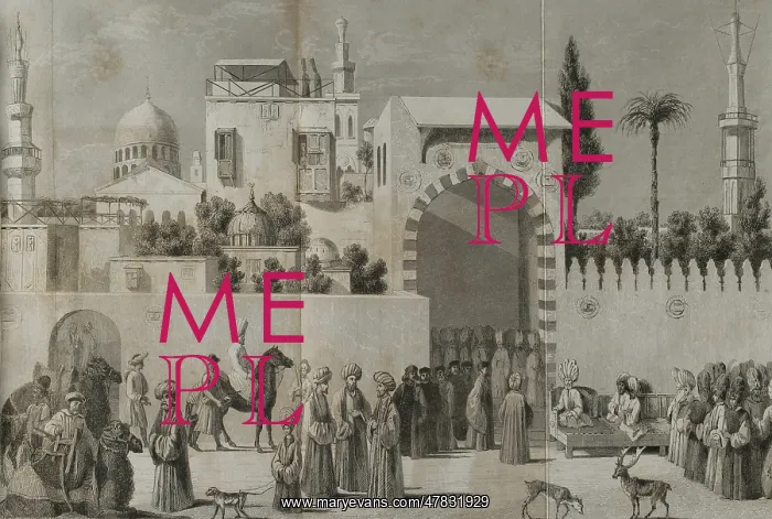 : Reception of a Venetian ambassadors in Damascus in 1511 : Reception of a Venetian ambassadors in Damascus in 1511