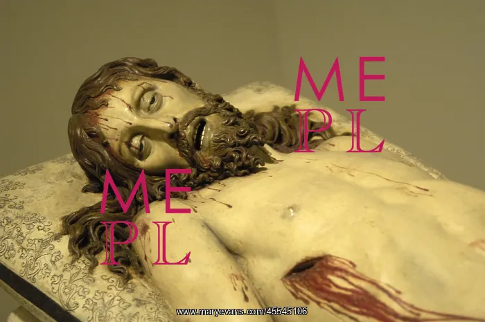 : Reclining Christ. Polychrome sculpture by Gregorio : Reclining Christ. Polychrome sculpture by Gregorio