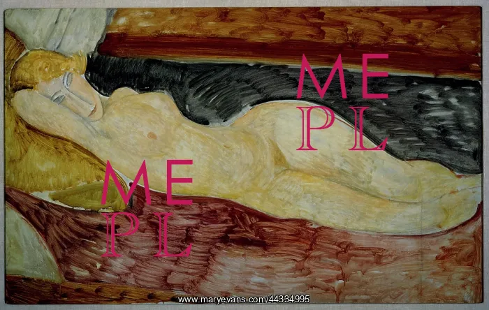 : Reclining Nude, by Amedeo Modigliani : Reclining Nude, by Amedeo Modigliani