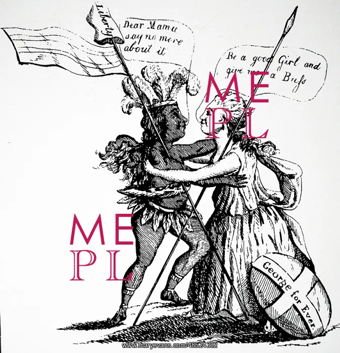 : Reconciliation between Britannia and her daughter : Reconciliation between Britannia and her daughter