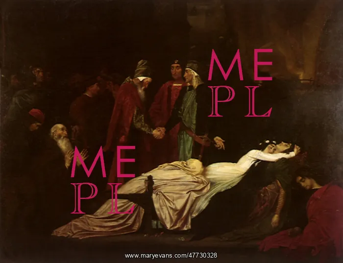: Reconciliation of the Montagues and Capulets, by Leighton : Reconciliation of the Montagues and Capulets, by Leighton