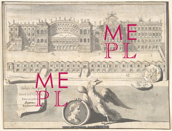 : A Reconstructed View of the Palace on the Palantine : A Reconstructed View of the Palace on the Palantine