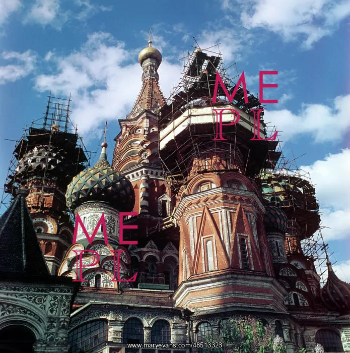 : Reconstruction of Cathedral of Basil the Blessed, 1968 : Reconstruction of Cathedral of Basil the Blessed, 1968