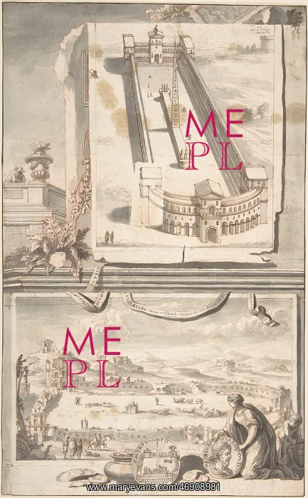 : Reconstruction of the Circus of Caracalla (above) : Reconstruction of the Circus of Caracalla (above)
