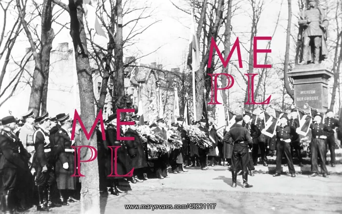 : Reconstruction of the Kaiser Wilhelm monument in Memel, 1939 : Reconstruction of the Kaiser Wilhelm monument in Memel, 1939