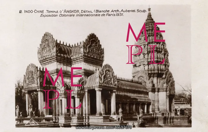 : Detail of reconstruction of Temple of Angkor Wat, Cambodia : Detail of reconstruction of Temple of Angkor Wat, Cambodia