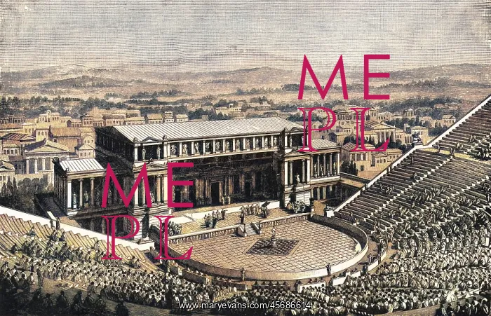  : Reconstruction of the theatre of Dionysus, Athens