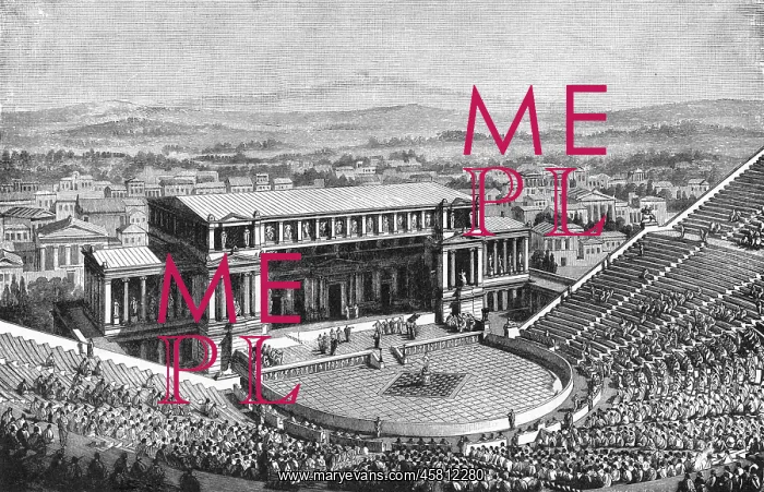  : Reconstruction of the theatre of Dionysus, Athens