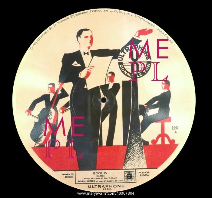 : Record cover design, Goofus Foxtrot : Record cover design, Goofus Foxtrot