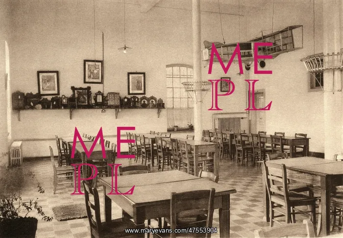: Recreation Room at Establishment for Recidivists, Merxplas : Recreation Room at Establishment for Recidivists, Merxplas