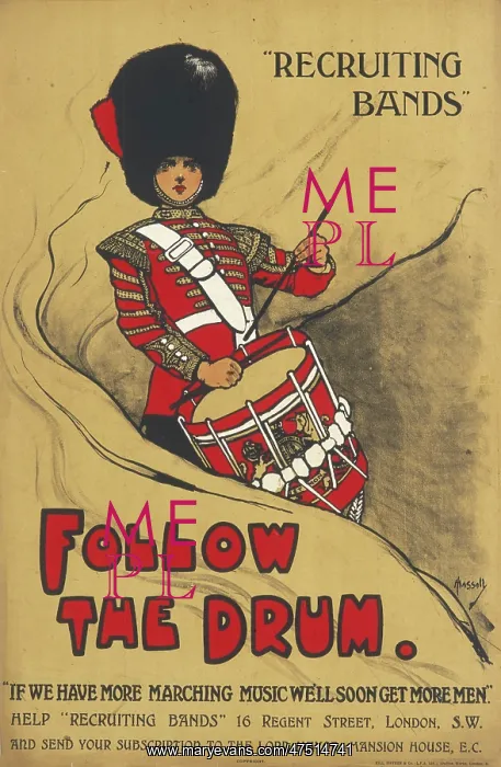: RECRUITING BANDS / WWI : RECRUITING BANDS / WWI