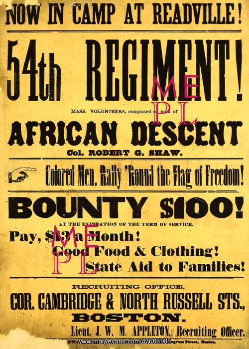 : Recruiting Poster, 1863 : Recruiting Poster, 1863