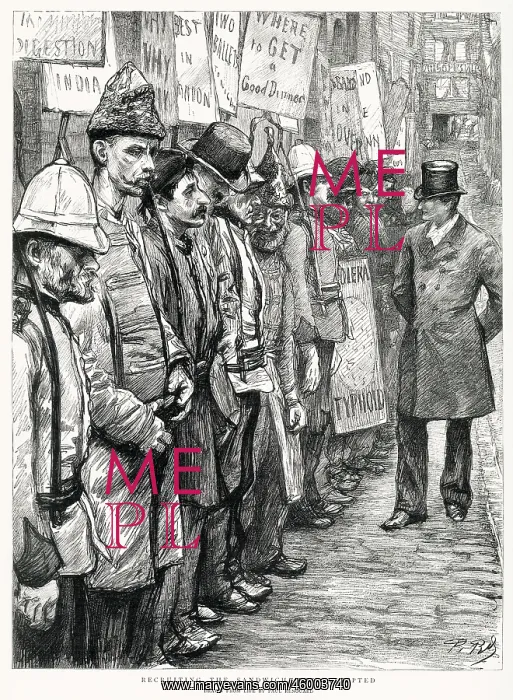 : Recruiting the Sandwich Men: Accepted 1894 : Recruiting the Sandwich Men: Accepted 1894