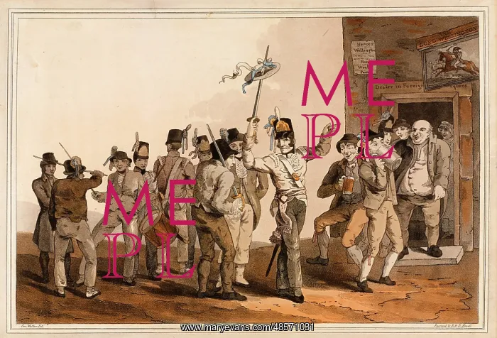 : A Recruiting Sergeant of the 33rd Regiment of Foot, 1814 : A Recruiting Sergeant of the 33rd Regiment of Foot, 1814