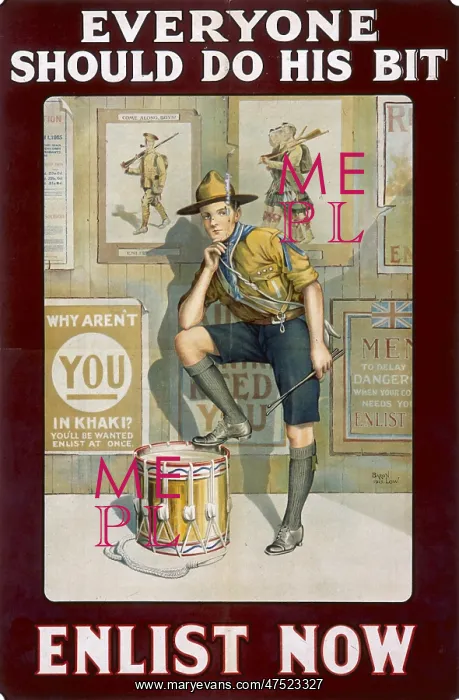 : Recruitment poster for the British Army : Recruitment poster for the British Army