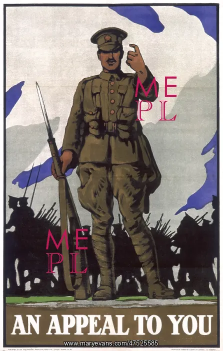 : Recruitment poster for the British Army : Recruitment poster for the British Army