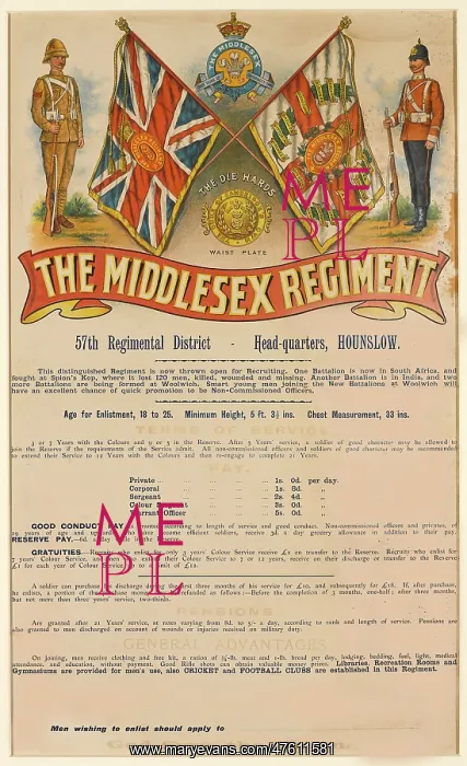 : Recruitment Poster - British Military : Recruitment Poster - British Military
