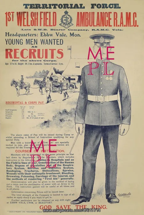 : Recruitment Poster - British Military : Recruitment Poster - British Military