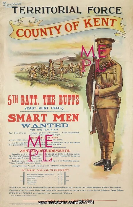 : Recruitment Poster - British Military : Recruitment Poster - British Military