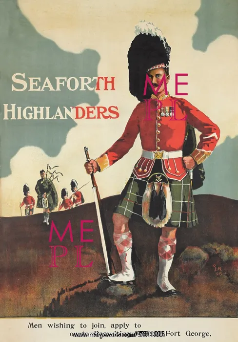 : Recruitment poster - British Military : Recruitment poster - British Military