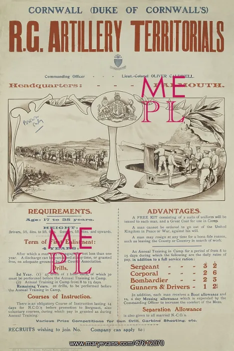  : Recruitment Poster - British Military