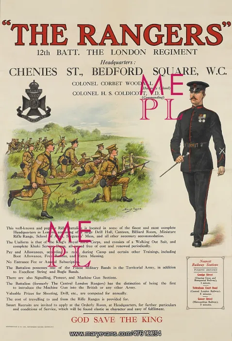 : Recruitment Poster - British Military : Recruitment Poster - British Military