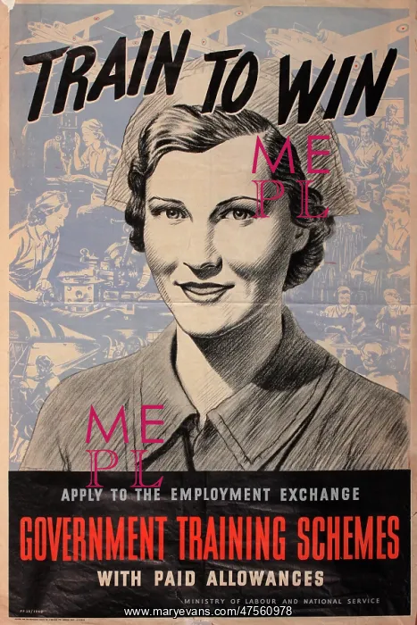 : Recruitment poster, Train to Win : Recruitment poster, Train to Win