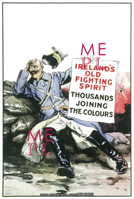 : RECRUITMENT POSTER WWI : RECRUITMENT POSTER WWI