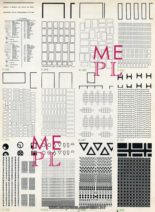 : Rectangular symbols in Mico, 1964 : Rectangular symbols in Mico, 1964
