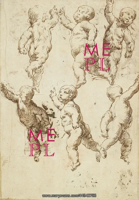 : Recto: studies of Putti; verso: eight compositional sketches : Recto: studies of Putti; verso: eight compositional sketches