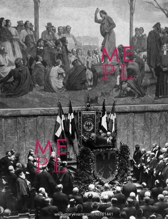 : Rectorate handover at the University in Berlin, 1932 : Rectorate handover at the University in Berlin, 1932