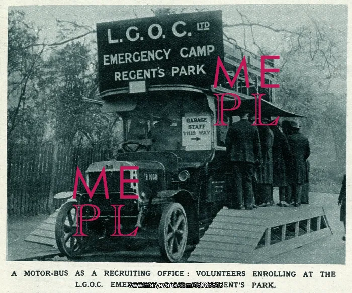: Recuiting volunteers for bus-driving 1926 : Recuiting volunteers for bus-driving 1926