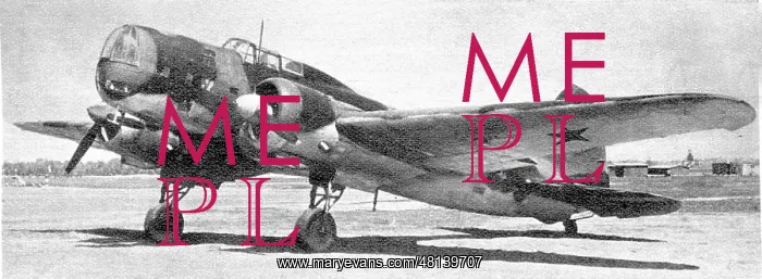 : Red Army combat plane DB-3, 1940 : Red Army combat plane DB-3, 1940