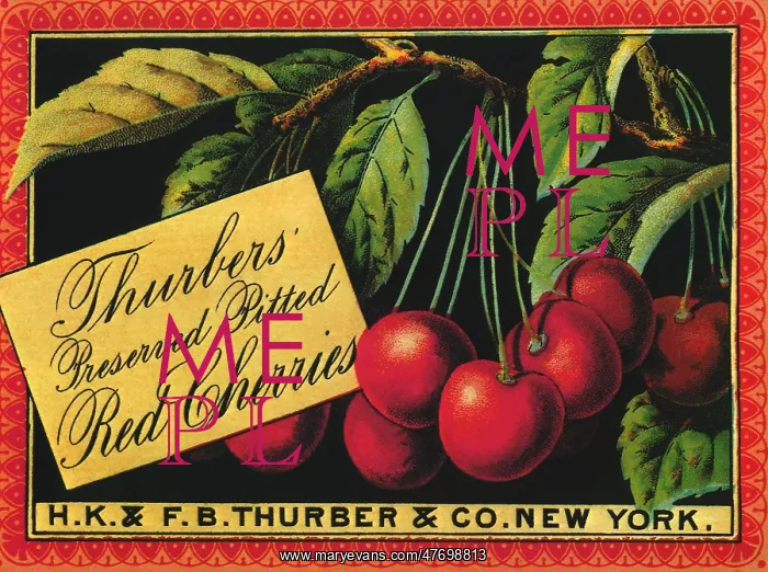  : Red Cherries Label