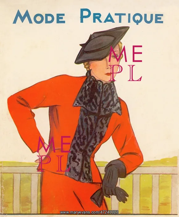 : RED COSTUME 1935 : RED COSTUME 1935