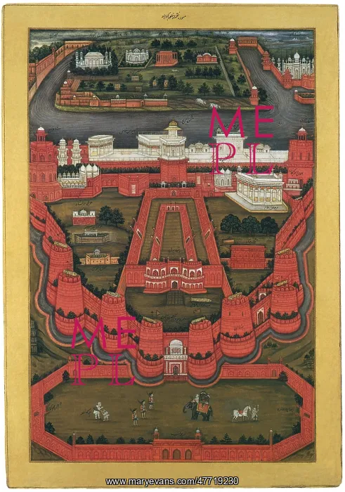 : Red Fort in India 1802 : Red Fort in India 1802