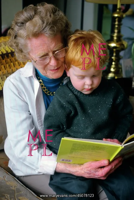: Red Haired Little Boy Reading Childrens Book : Red Haired Little Boy Reading Childrens Book