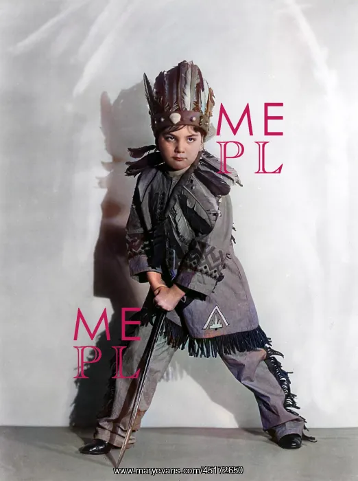 : RED INDIAN COSTUME BOY : RED INDIAN COSTUME BOY