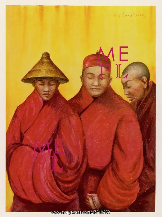  : RED LAMAS, TIBET