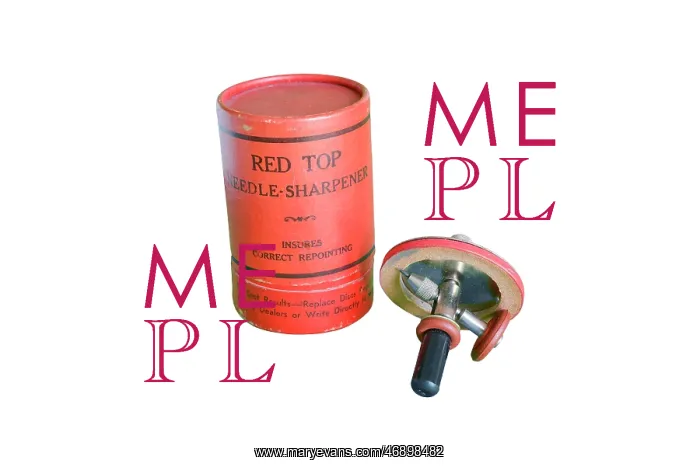: Red Top needle-sharpener : Red Top needle-sharpener