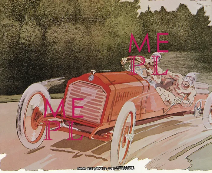  : Two in Red Racing Car
